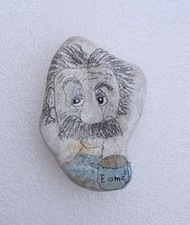 Handbemalter stein naturstein gebraucht kaufen  Bad Harzburg