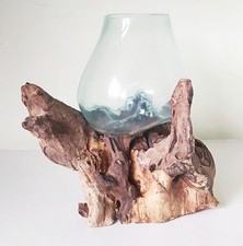 Molten glass vase for sale  MANCHESTER