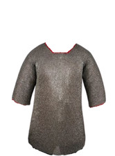 Camisa de correio medieval Chainmail Hauberkgeon 8mm anel plano rebitado com anéis sólidos comprar usado  Enviando para Brazil