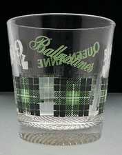 Usado, Copo de uísque Ballantines verde preto e branco IVA69 Queen Anne comprar usado  Enviando para Brazil