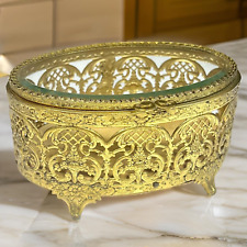 Vintage gold filigree for sale  Huntley