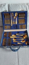 Vergoldetes besteck set gebraucht kaufen  Driedorf