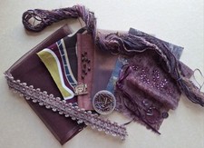 Embroidery pack aubergine for sale  CLACTON-ON-SEA