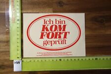 Alter aufkleber gastronomie gebraucht kaufen  Kupferberg