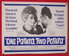 ONE POTATO TWO POTATO ORIGINAL 1964 EUA MEIA FOLHA PÔSTER FILME Barbara Barrie anos 60 comprar usado  Enviando para Brazil