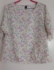 Tunique blouse fleurie d'occasion  Lattes