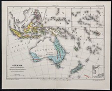 1874 carte océanie d'occasion  Gy