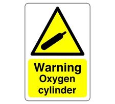 Warning oxygen cylinder for sale  LISBURN