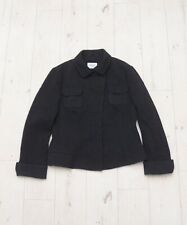 Jaqueta Akris Punto Blazer de Lã Preta Luxo Usado Tamanho EUA-8 Perfeita Condição comprar usado  Enviando para Brazil
