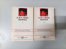 G.w.f.hegel estetica.nue nuova usato  Luzzi