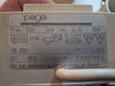 Pege trafo 230v gebraucht kaufen  Bachhagel