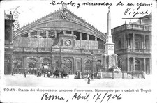 Ab0597 cartolina epoca usato  Milano