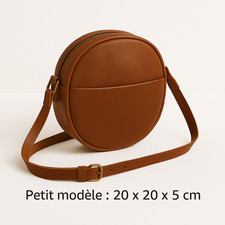 Sac rond cuir d'occasion  Villecresnes