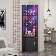 Display cabinet glass for sale  Walnut