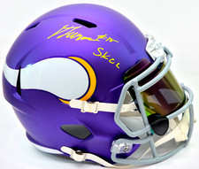 Usado, Capacete Dallas Turney Minnesota Vikings tamanho completo Ridell assinado autêntico holográfico comprar usado  Enviando para Brazil