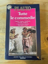 Tutte commedie plauto usato  Foligno