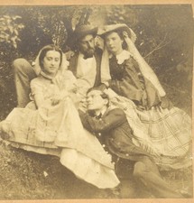 Stereoview outdoor portrait for sale  UK