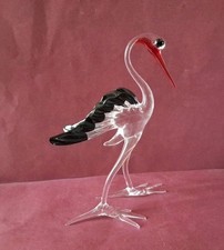 Superbe cigogne verre d'occasion  Brienon-sur-Armançon