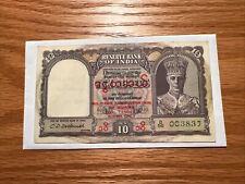 Burma rupees banknote for sale  Eustis