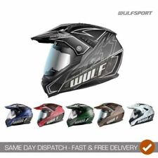 Wulfsport Prima-X Dual Sport Enduro Adventure Moto Casco con Visiera comprar usado  Enviando para Brazil