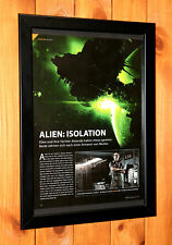 Alien Isolation PS3 PS4 Xbox 360 One Nintendo Switch pôster promocional antigo anúncio emoldurado. comprar usado  Enviando para Brazil