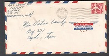 1962 capa militar A 2/c Leson APO 328 Yokota Air Base Japão para Clyde Texas, usado comprar usado  Enviando para Brazil