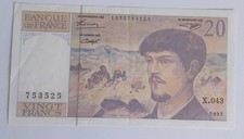 billet 20 francs 1993 d'occasion billet 20 francs 1993 d'occasion Rethel