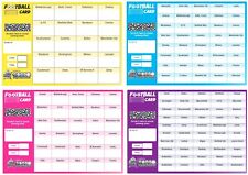 Cartões De Futebol Scratch 20,30,40,50 equipe de arrecadação de recursos A5 Cartão Evento de Caridade comprar usado  Enviando para Brazil