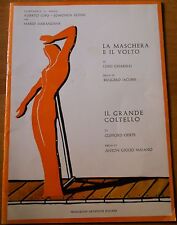 Teatro libretto maschera usato  Cagliari