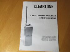 Cleartone ch800 vhf for sale  FLINT