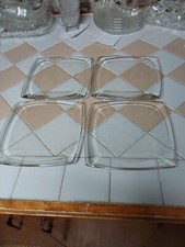 2 plates x glass for sale  Belleville