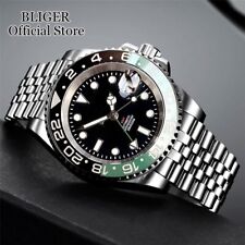 Relógio de mergulho automático NH34A 200M impermeável vidro de safira NH34 GMT verde preto comprar usado  Enviando para Brazil