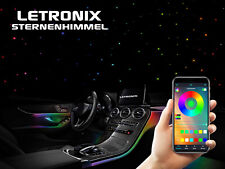 LETRONIX RGB LED Auto Sternenhimmel Sterne Lichtleiter Himmel mit App Steuerung comprar usado  Enviando para Brazil