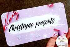 Christmas presents binder for sale  BINGLEY