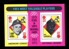 1975 Topps #189 1951 MVPs Yogi Berra/Roy Campanella EX JX5740 segunda mano  Embacar hacia Mexico