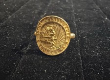 Gold tone saint for sale  Riverton