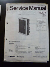 Original Service Manual  Panasonic Mini Cassette RQ-J7 comprar usado  Enviando para Brazil