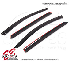 Usado, Black Fumê Out-Channel viseira de ventilação 4pcs 2008-2014 Mercedes-benz C230 C280 C300 comprar usado  Enviando para Brazil