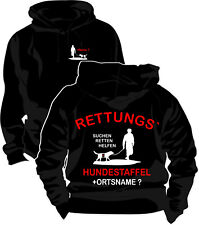 Kapuzensweatshirt rettungshund gebraucht kaufen  Zittau