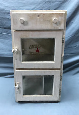 Antigo armário de vidro esterilizador anti-séptico médico suporte de parede madeira 420-23B comprar usado  Enviando para Brazil