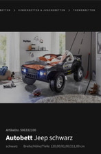 Auto bett 90x200 gebraucht kaufen  Hattstedt