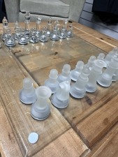 Glass chess board for sale  STONE