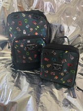 Minecraft backpack lunchbox for sale  San Antonio