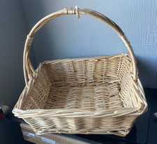 Natural wicker basket for sale  LONDON