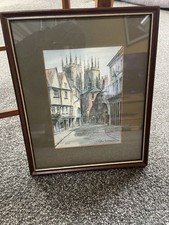 York signed print for sale  SKEGNESS