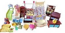 23 peças Fisher Price Loving Family móveis para casa de bonecas banheiro quarto cuidados com animais de estimação comprar usado  Enviando para Brazil