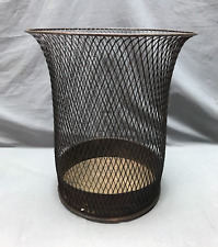 Antiga lata de lixo de arame de metal expandido 18" NEMCO padrão de diamante exclusivo antiga 1398-24B comprar usado  Enviando para Brazil