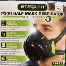 Stealth respirator half for sale  MILTON KEYNES