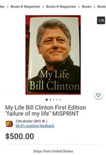 Bill clinton life for sale  Oklahoma City
