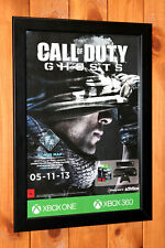 2013 Call of Duty Ghosts PS4 PS3 Xbox One 360 raro pequeno pôster/página de anúncio emoldurada comprar usado  Enviando para Brazil